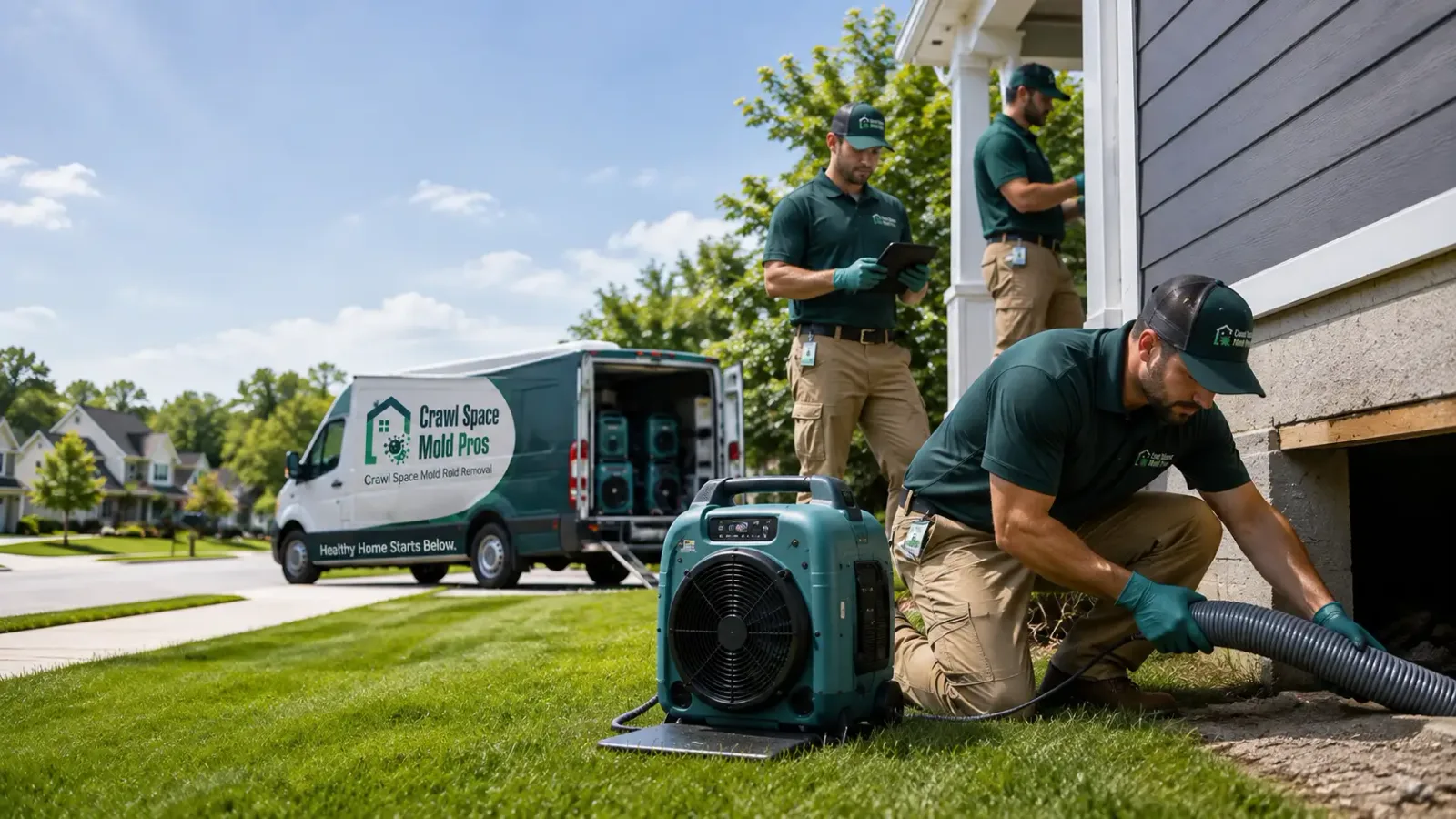 Crawl Space Mold Removal in Gravette, AR